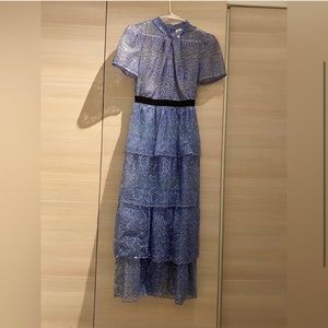 Needle and thread evening dress